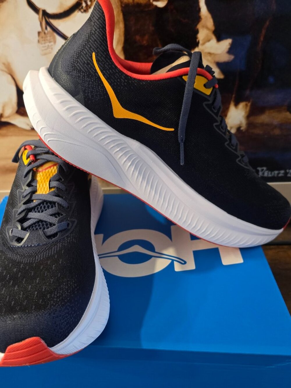 HOKA MACH 6 Varsity Navy Nautical Dusk Men's Size 11D 1147790 / VLD Shoes NEW